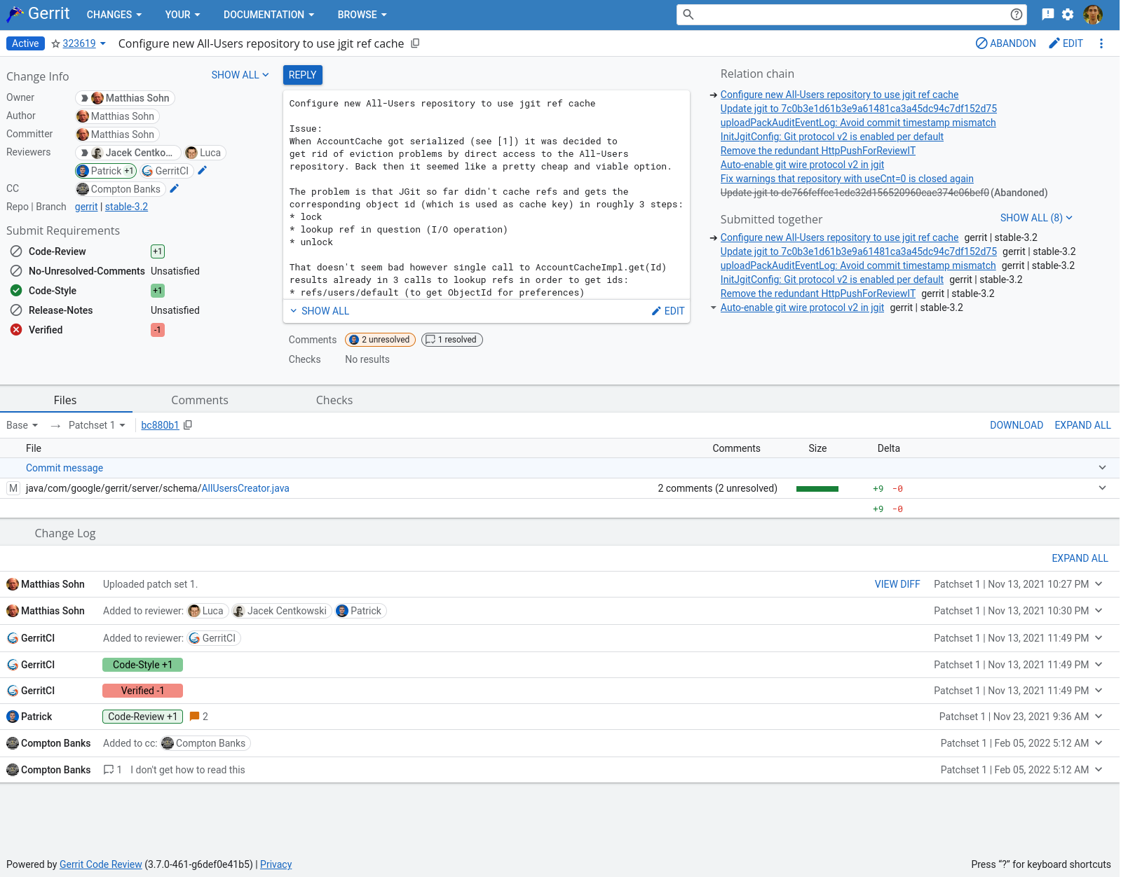 user review ui change screen