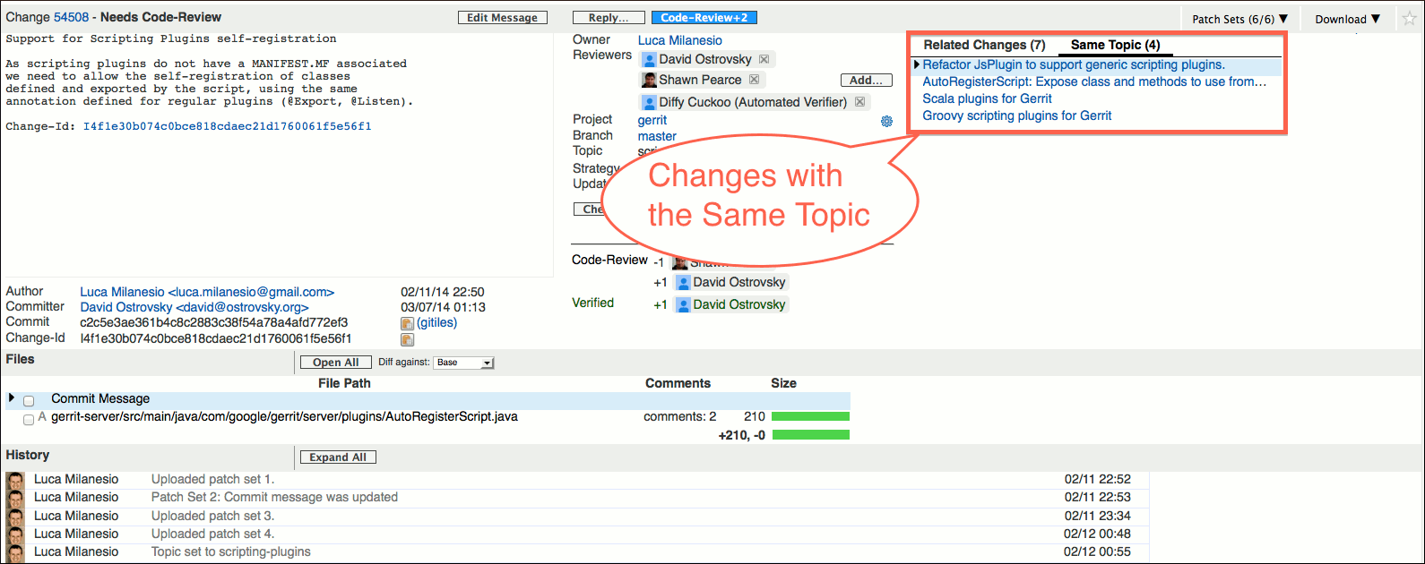 user review ui change screen same topic
