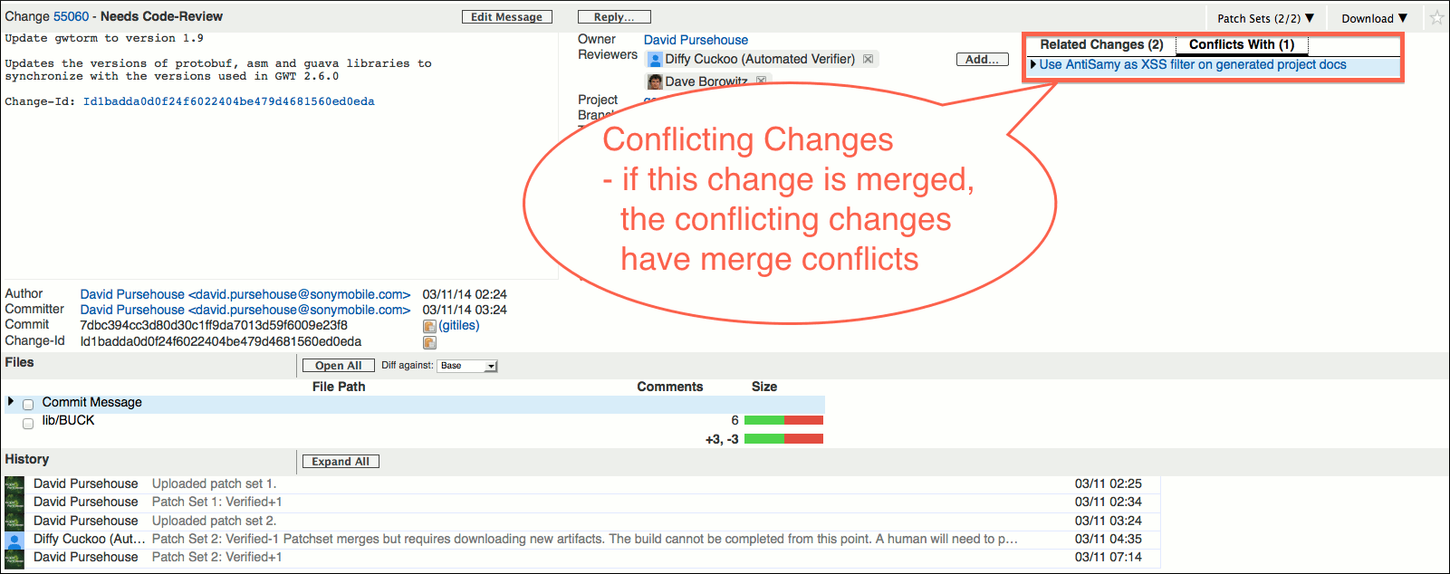 user review ui change screen conflicts with