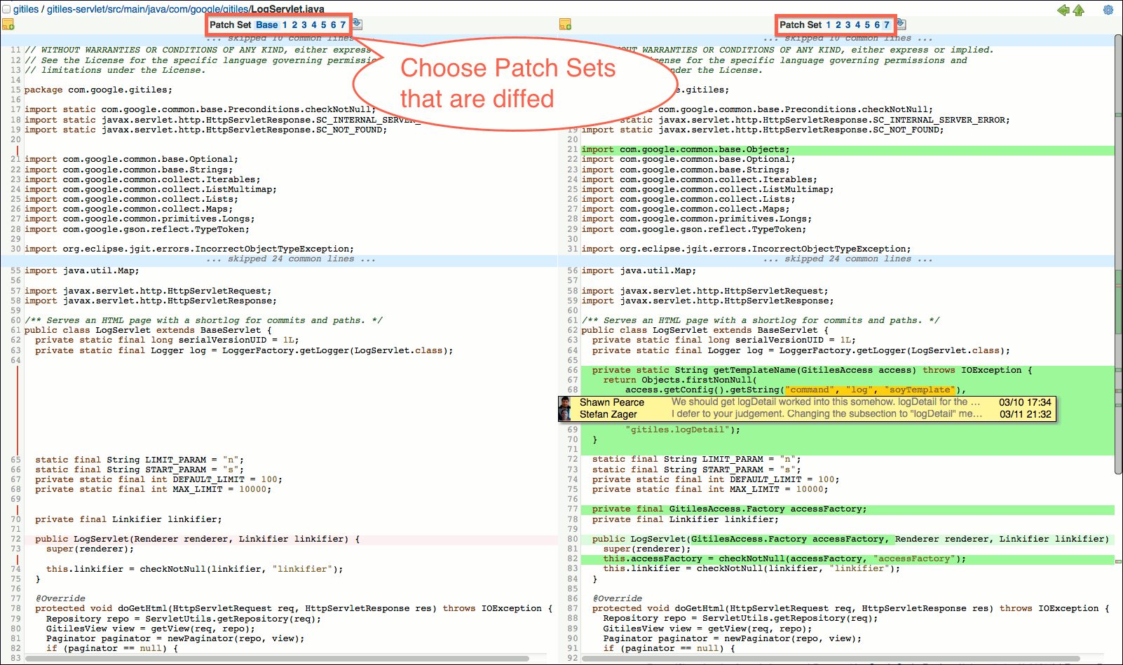 images/user-review-ui-side-by-side-diff-screen-patch-sets.png